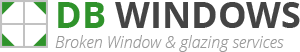 Canary Wharf Broken Window Logo