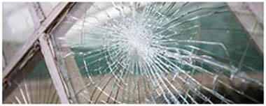 Canary Wharf Smashed Glass